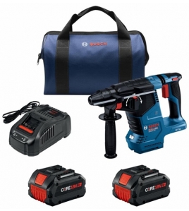 Bosch 18V Bulldog 1in Rotary Hammer SDS plus Kit