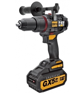 CAT 18V 1/2 in Cordless Hammer Drill with Graphene Battery