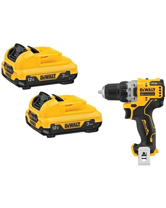 DEWALT 12V MAX 3Ah Batteries and 3/8in Drill Driver Bundle