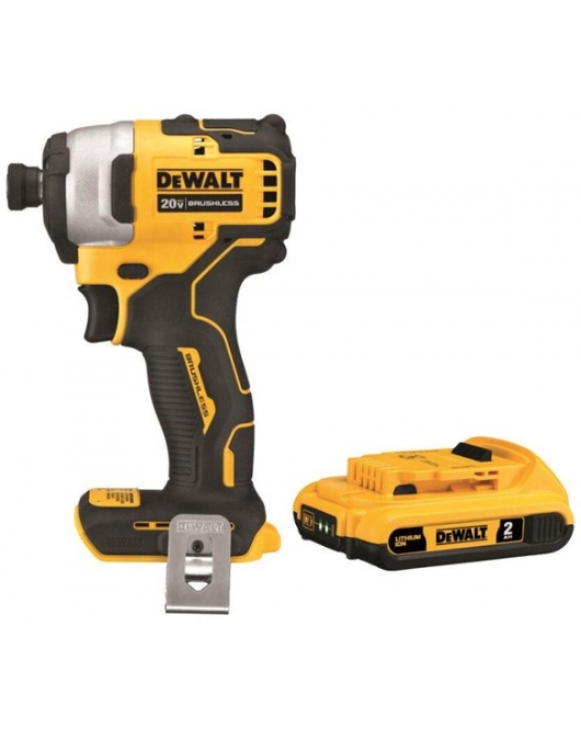 DEWALT 20V MAX Atomic 1/4in Impact Driver with 2Ah Battery DEWALT 20V MAX Atomic 1/4in Impact Driver with 2Ah Battery