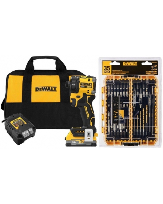 DEWALT 20V MAX XR Quiet Hydraulic Impact Driver Kit Bundle DEWALT 20V MAX XR Quiet Hydraulic Impact Driver Kit Bundle