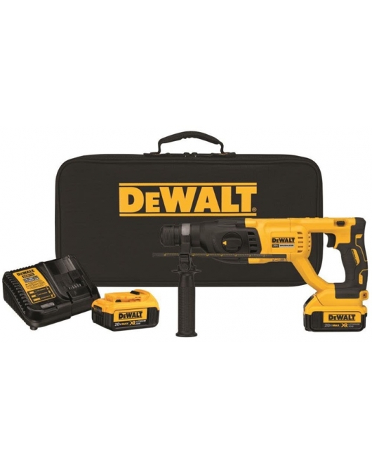 DEWALT 20V MAX XR Brushless 1 Inch D Handle Rotary Hammer Kit DEWALT 20V MAX XR Brushless 1 Inch D Handle Rotary Hammer Kit