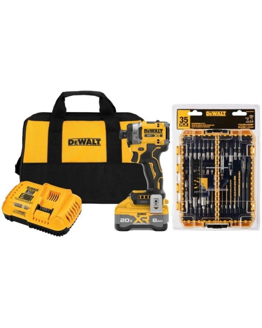 DEWALT 20V MAX XR Impact Driver Kit with Accessory Set DEWALT 20V MAX XR Impact Driver Kit with Accessory Set
