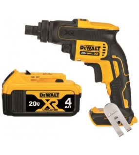 DEWALT 20V MAX XR Screwgun with Threaded Clutch Housing and 20V MAX 4Ah Battery Bundle