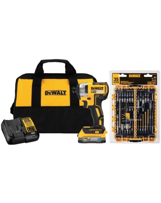 DEWALT 20V MAX XTREME 1/4 Inch Impact Driver Bundle DEWALT 20V MAX XTREME 1/4 Inch Impact Driver Bundle
