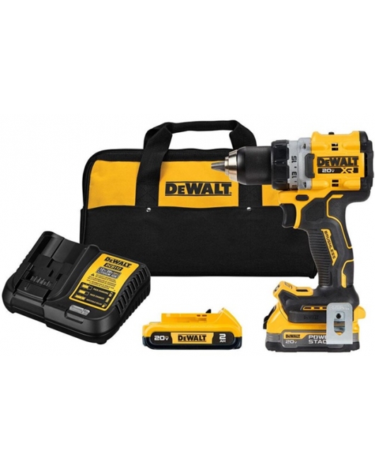 DEWALT 20V XR Compact Drill Driver with POWERSTACK Kit