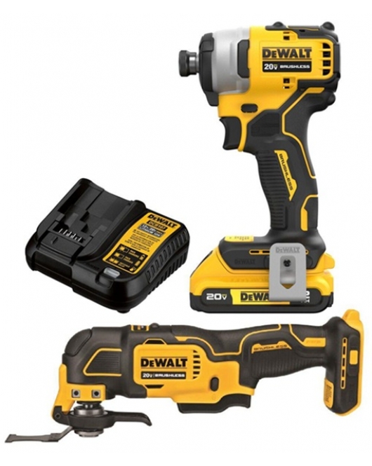 DEWALT Atomic 20V Impact Driver and Multi Tool Bundle DEWALT Atomic 20V Impact Driver and Multi Tool Bundle