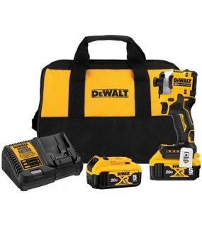 DEWALT ATOMIC 20V MAX 1/4in Brushless Cordless 3-Speed Impact Driver