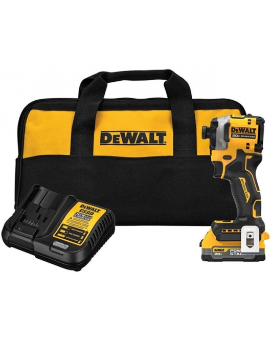 DEWALT ATOMIC Brushless 3 Speed Impact Driver Kit