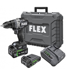 FLEX 24V 1/2in 2-Speed Drill Driver With Turbo Mode Kit