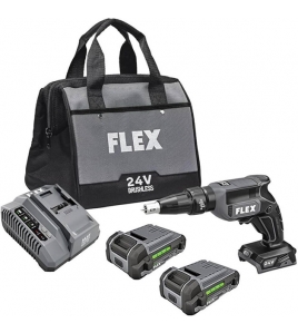 FLEX 24V Drywall Screw Gun Brushless Kit