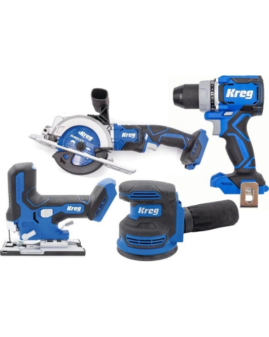 Kreg 20V Ionic Drive Drill Saw Jigsaw Sander Bundle Kreg 20V Ionic Drive Drill Saw Jigsaw Sander Bundle