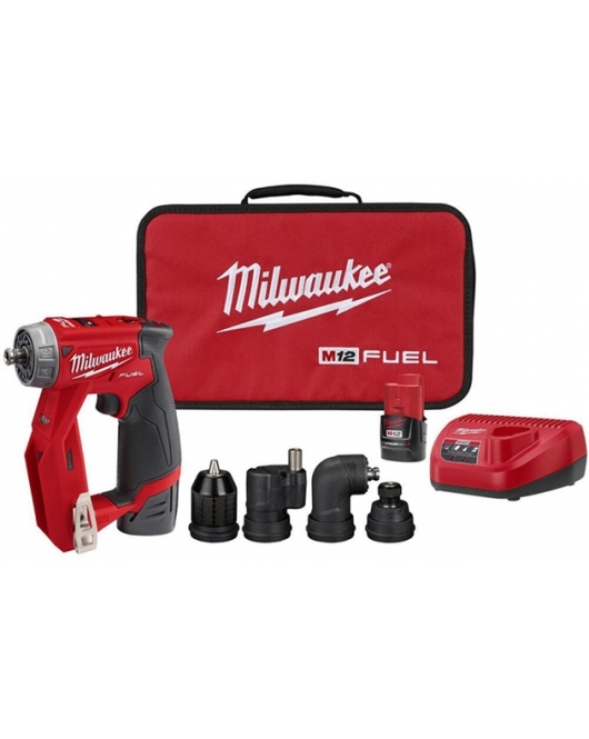 Milwaukee M12 FUEL Installation Drill Driver Kit 2505-22