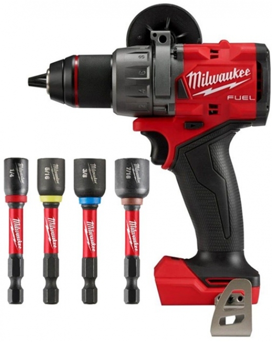 Milwaukee M18 FUEL 1/2 Inch Drill Driver Bundle with Nut Drivers