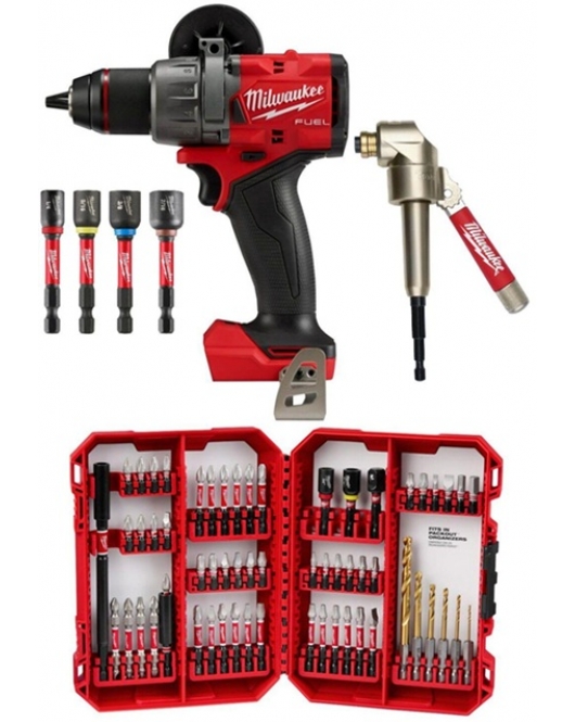 Milwaukee M18 FUEL 1/2 Inch Drill Driver Bare Tool Kit Set