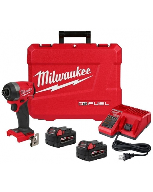 Milwaukee M18 FUEL 1/4 Inch Hex Impact Driver Kit