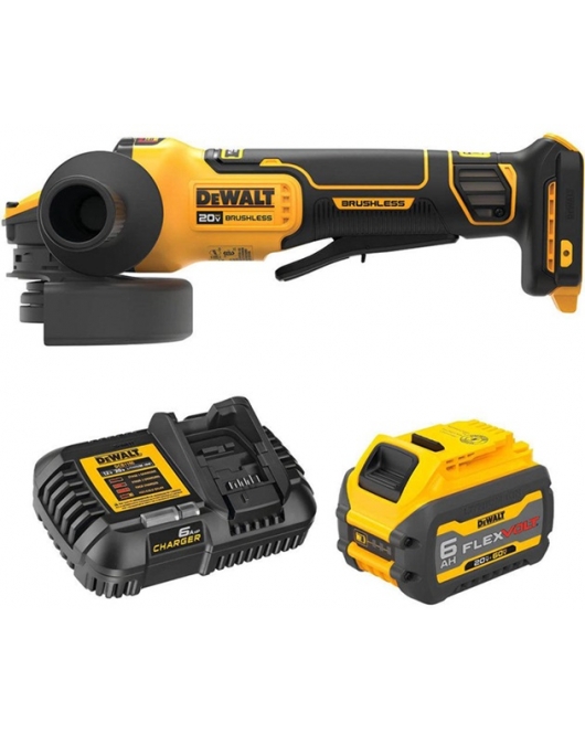 DEWALT 20V MAX 4-1/2 Inch / 5 Inch Cordless Paddle Switch Angle Grinder DEWALT 20V MAX 4-1/2 Inch / 5 Inch Cordless Paddle Switch Angle Grinder