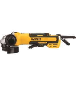DEWALT 5in Paddle Switch Small Angle Grinder with Kickback Brake No Lock-On Variable Speed