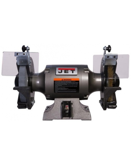 JET Shop Grinder with Grinding Wheel and Wire Wheel