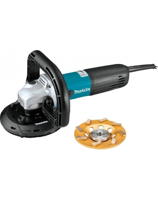 Makita 5in Concrete Planer with Dust Extraction Shroud Makita 5in Concrete Planer with Dust Extraction Shroud