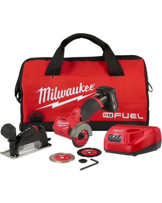 Milwaukee M12 FUEL 3 in Compact Cut Off Tool Kit Milwaukee M12 FUEL 3 in Compact Cut Off Tool Kit