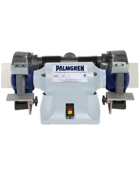 Palmgren 8 In 3 Phase Bench Grinder with Dust Collection Palmgren 8 In 3 Phase Bench Grinder with Dust Collection