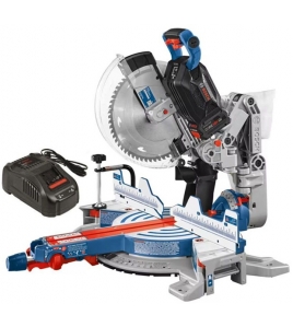 Bosch PROFACTOR 18V Surgeon 12in Dual Bevel Glide Miter Saw Kit