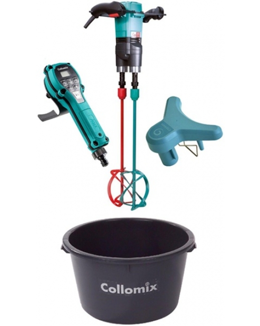 Collomix Double Paddle Power Mixer Heavy Duty Bucket Bundle Collomix Double Paddle Power Mixer Heavy Duty Bucket Bundle