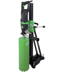 CS Unitec 120V 3-Speed Wet/Dry Hand Held Core Drill for Concrete with Anchor/Vacuum Stand