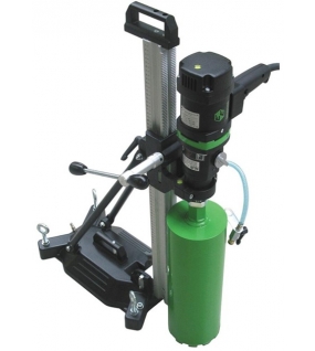 CS Unitec 3-Speed 120V 6 Inch Wet Hand Held Core Drill for Concrete with Anchor Stand Kit