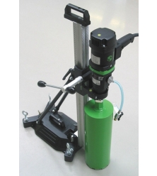 CS Unitec 3-Speed 120V 6 InchWet Hand Held Core Drill for Concrete with Anchor/Vacuum Stand Kit