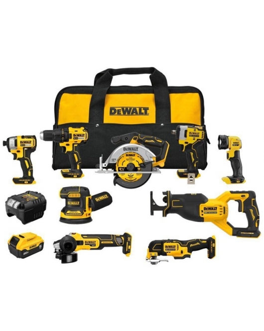 DEWALT 20V MAX 9 Tool 5Ah Cordless Combo Kit DEWALT 20V MAX 9 Tool 5Ah Cordless Combo Kit