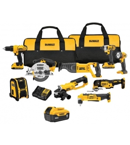DEWALT 20V Max 9-Tool Combo Kit with Extra 5.0Ah Lithium Ion Battery