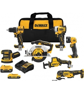 DEWALT 20V MAX* XR Brushless 7-Tool Combo Kit