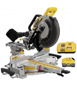 DEWALT 20V MAX XR Double Bevel Sliding 12 inch Miter Saw Kit