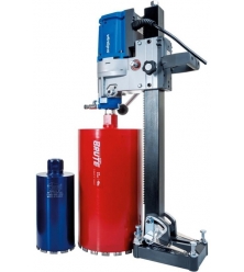 Diteq Shibuya TS-165Pro Angle Base Core Drills with Carrying Case (2-Speed)