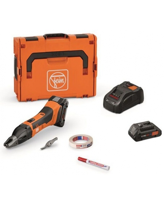 Fein Cordless Slitting Shears Kit 18V Metal Cutting Tool Fein Cordless Slitting Shears Kit 18V Metal Cutting Tool