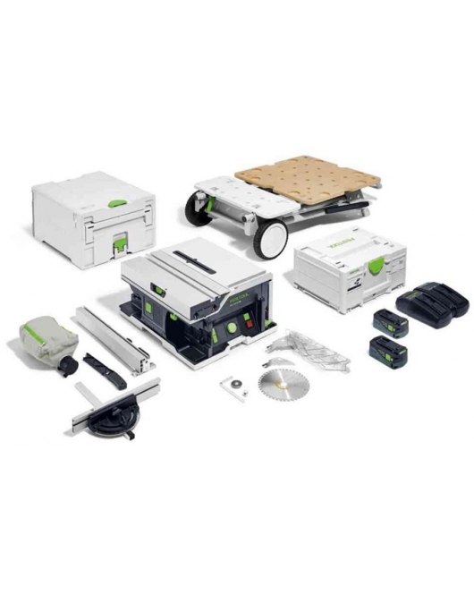 Festool CSC SYS 50 EBI Set Cordless 18V Battery Powered Table Saw Festool CSC SYS 50 EBI Set Cordless 18V Battery Powered Table Saw
