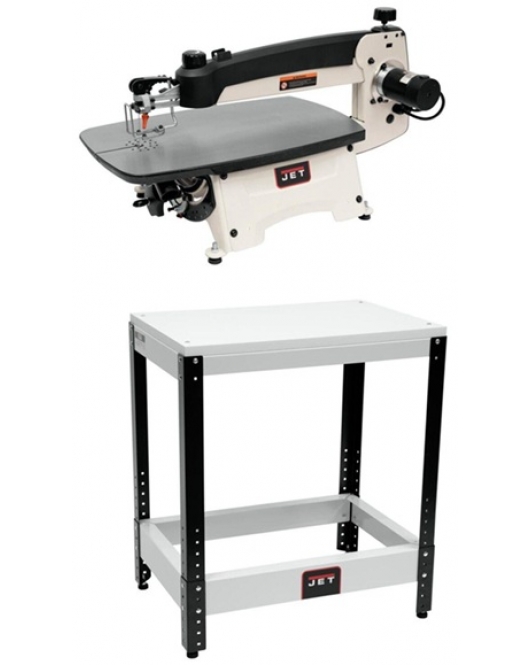 JET JWSS-22B 22 Inch Scroll Saw with Stand and Foot Switch Bundle JET JWSS-22B 22 Inch Scroll Saw with Stand and Foot Switch Bundle