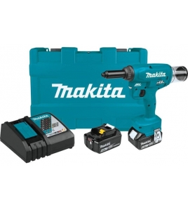Makita 18V LXT Lithium-Ion Brushless 3/16in Cordless Rivet Tool Kit (5.0Ah)