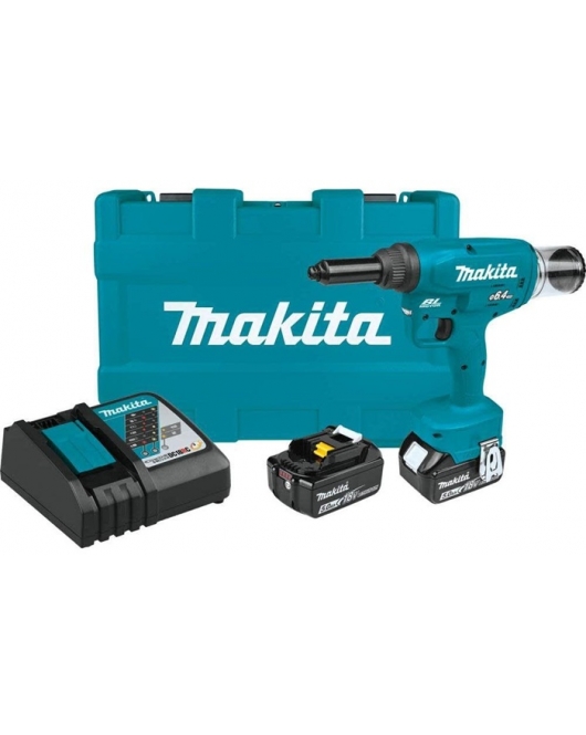 Makita 18V LXT Brushless Cordless 1 4in Rivet Tool Kit Makita 18V LXT Brushless Cordless 1 4in Rivet Tool Kit