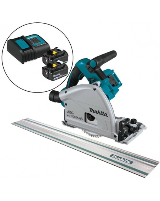 Makita 18V X2 LXT 6-1/2 Inch Plunge Circular Saw Kit