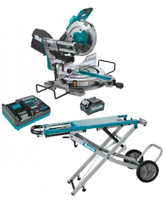 Makita 40V Max XGT 10 Inch Dual Bevel Sliding Miter Saw Kit