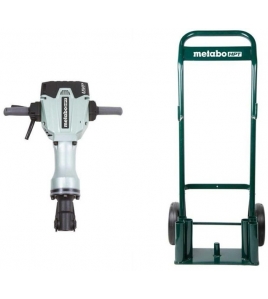 Metabo HPT 1- 1/8 Inch Hex Demolition Hammer and Cart Combo Kit