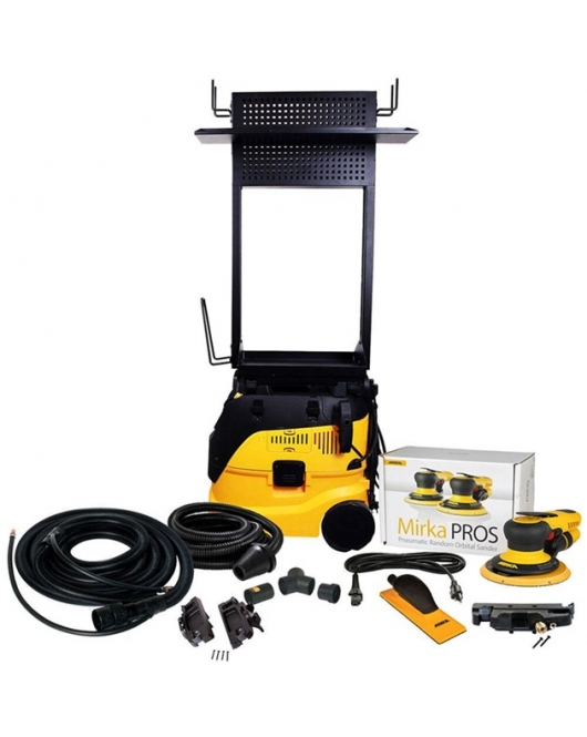 Mirka 6in 5mm Orbit Sander Dust Free Work Station System Mirka 6in 5mm Orbit Sander Dust Free Work Station System