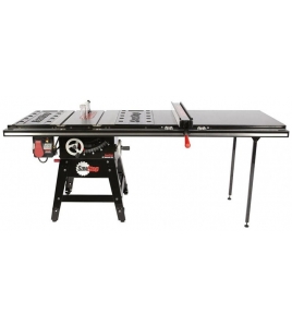 Sawstop Contractors Saw with 52in T Glide Fence System Rails &amp; Extension Table