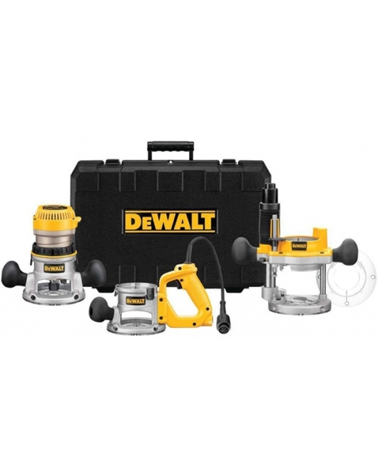 DEWALT 12 Amp 2-1/2 HP Plunge and Fixed Base Router DEWALT 12 Amp 2-1/2 HP Plunge and Fixed Base Router
