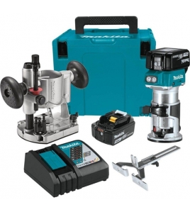 Makita 18V LXT Lithium-Ion Brushless Cordless Compact Router Kit (5.0Ah)