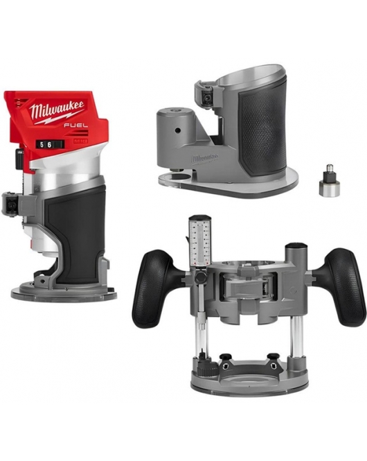 Milwaukee M18 FUEL Compact Router with Plunge and Offset Base Milwaukee M18 FUEL Compact Router with Plunge and Offset Base