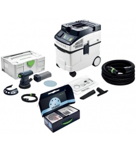 Festool CT 25/ETS 125/GR US Starter Sanding Set with Sander and Dust Extractor